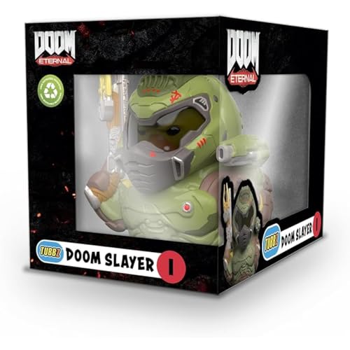 TUBBZ Box-Ausgabe Doom Slayer Sammelfigur aus Vinyl-Gummi - Offiziell Doom Merchandise - TV, Filme & Videospiele von TUBBZ