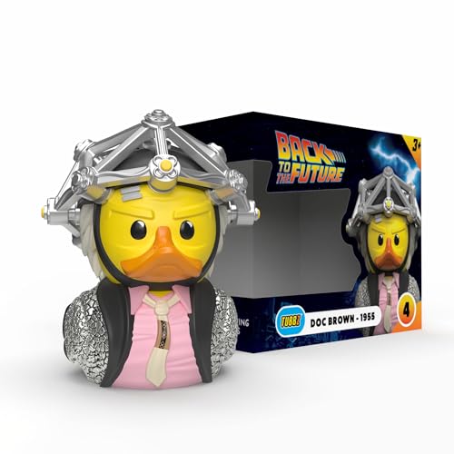 TUBBZ Box-Ausgabe: Back to The Future - Doc Brown 1950s als Cosplaying-Gummiente Vinylfigur von TUBBZ