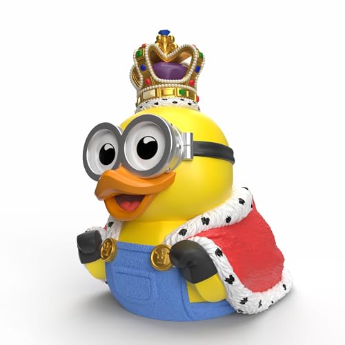TUBBZ Box-Ausgabe: Minions - King Bob als Cosplaying-Gummiente Vinylfigur von TUBBZ