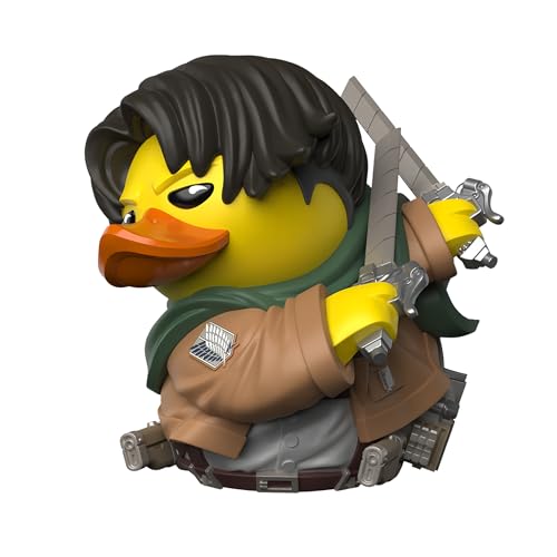TUBBZ Erstausgabe: Attack On Titan - Levi Ackerman als Cosplaying-Gummiente Vinylfigur TUBBZ Erstausgabe: Attack On Titan - Levi Ackerman als Cosplaying-Gummiente Vinylfigur von TUBBZ
