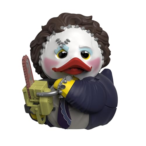 TUBBZ Erstausgabe: Blutgericht in Texas - Hübsche Frau Leatherface als Cosplaying-Gummiente Vinylfigur von TUBBZ