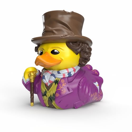 TUBBZ Erstausgabe: Willy Wonka als Cosplaying-Gummiente Vinylfigur von TUBBZ