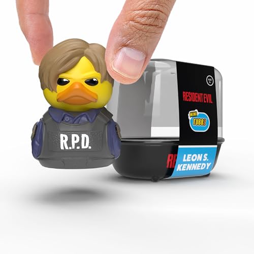 TUBBZ Mini: Resident Evil - Leon S Kennedy als Cosplay-Gummiente Vinyl-Figur von TUBBZ