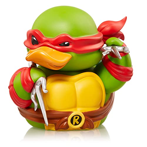 TUBBZ NS4734 Box-Ausgabe Raphael Sammler-Vinyl-Gummiente Figur-Offizielles Teenage Mutant Ninja Turtles Merchandise von TUBBZ