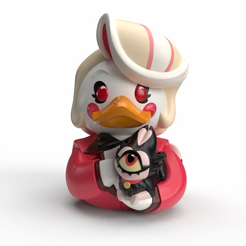 TUBBZ Erstausgabe: Hazbin Hotel - Charlie Morningstar als Cosplaying-Gummiente Vinylfigur von TUBBZ