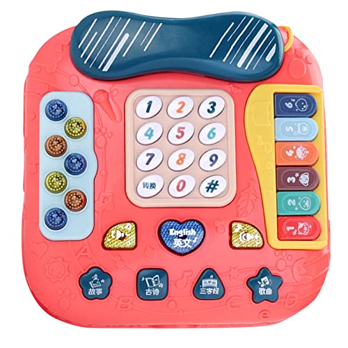 TUDUZ 1 STÜCK Telefon Lernspielzeug Für Kinder 5 Bis 7 Lernspielzeug Für 3-Jährige Erste Klasse Lernspiele Aktivitäten Für 4-Jährige Lernaktivitäten Zählrahmen (B, One Size) von TUDUZ
