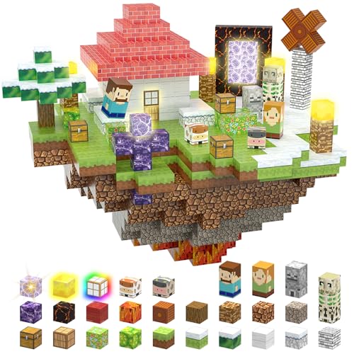 Magnetische Bausteine 200 Stück, Magnetbausteine Set mit Zauberportal, Leuchtende Magnetspielzeug Konstruktionsspielzeug für Kinder ab 3 4 5 6 7 9 10-12 Jahre, Geburtstagsgeschenk für Jungen Mädchen Magnetische Bausteine 200 Stück, Magnetbausteine Set mit Zauberportal, Leuchtende Magnetspielzeug Konstruktionsspielzeug für Kinder ab 3 4 5 6 7 9 10-12 Jahre, Geburtstagsgeschenk für Jungen Mädchen von TUKIIE
