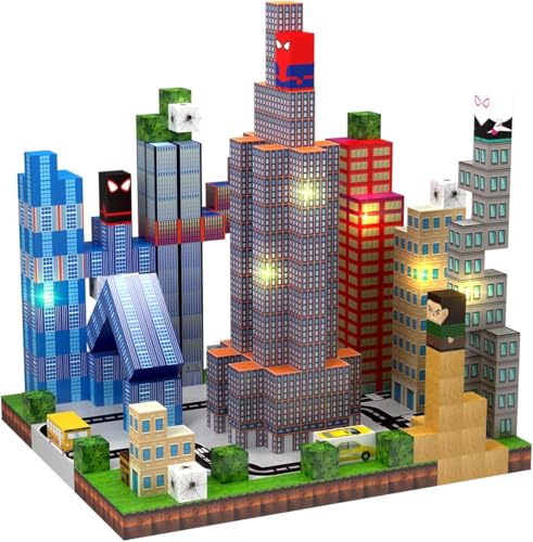 Magnetische Bausteine 150 Stück, Light Up Magnetic Building Blocks Magnetbausteine Magnetspielzeug Magnetspiele Konstruktionsspielzeug Spider Spielzeug für Jungen Mädchen ab 3 4 5 6 7 9 10-12 Jahre Magnetische Bausteine 150 Stück, Light Up Magnetic Building Blocks Magnetbausteine Magnetspielzeug Magnetspiele Konstruktionsspielzeug Spider Spielzeug für Jungen Mädchen ab 3 4 5 6 7 9 10-12 Jahre von TUKIIE
