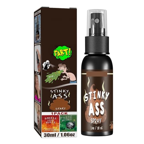 Furzspray, Witz-Purzspray, 30 ml Streich Furzspray, flüssiges Furzspray, stinkendes Furzspray, Witze und Streiche für Erwachsene Furzspray, Witz-Purzspray, 30 ml Streich Furzspray, flüssiges Furzspray, stinkendes Furzspray, Witze und Streiche für Erwachsene von TUKNN