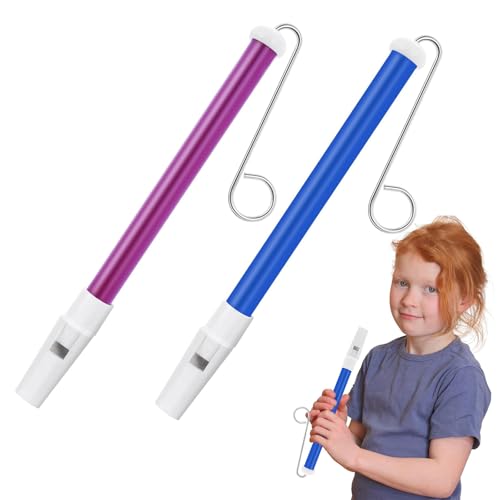 Slide Whistle Instrument, Kunststoff Schiebepfeife, Slide Whistle Spielzeug Metallgleitflöte, Slide Pfeife Spielzeug, Slide Whistle Instrument Kunststoff Schiebepfeife, für Anfänger, 2Stück Slide Whistle Instrument, Kunststoff Schiebepfeife, Slide Whistle Spielzeug Metallgleitflöte, Slide Pfeife Spielzeug, Slide Whistle Instrument Kunststoff Schiebepfeife, für Anfänger, 2Stück von TUKNN