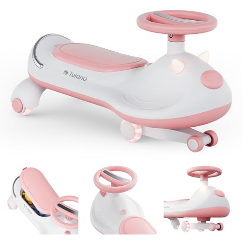 Tulano Focus 45 | Rutschauto ab 2 Jahre mit LED Rädern & Musikpanel | Kinderfahrzeug ohne Pedale | 360° Lenkung | Stauraum | Ergonomisch & stabil | Mädchen Geschenk Idee | Pink Tulano Focus 45 | Rutschauto ab 2 Jahre mit LED Rädern & Musikpanel | Kinderfahrzeug ohne Pedale | 360° Lenkung | Stauraum | Ergonomisch & stabil | Mädchen Geschenk Idee | Pink von TULANO