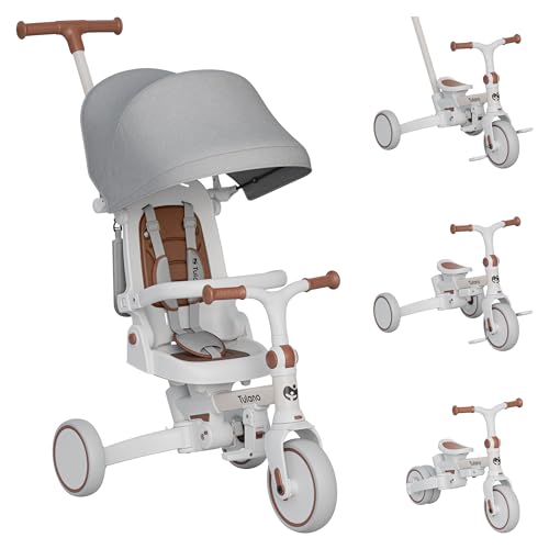 Tulano Noah 35 | 4in1 Kinder Dreirad Laufrad Rutschfahrzeug Buggy | ab 1 Jahr | Schiebestange klappbar | Eva-Räder | Rückenlehne verstellbar | kompakt faltbar | Kinderdreirad Tulano Noah 35 | 4in1 Kinder Dreirad Laufrad Rutschfahrzeug Buggy | ab 1 Jahr | Schiebestange klappbar | Eva-Räder | Rückenlehne verstellbar | kompakt faltbar | Kinderdreirad von TULANO