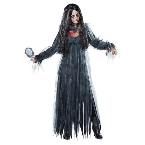 TULDYS Vampir Cosplay Spiel Weich Kostüm Horror Dämon Kostüm Schwarz Gaze Kleid Halloween Kostüm Geist Braut Hexe Geist Braut L TULDYS Vampir Cosplay Spiel Weich Kostüm Horror Dämon Kostüm Schwarz Gaze Kleid Halloween Kostüm Geist Braut Hexe Geist Braut L von TULDYS
