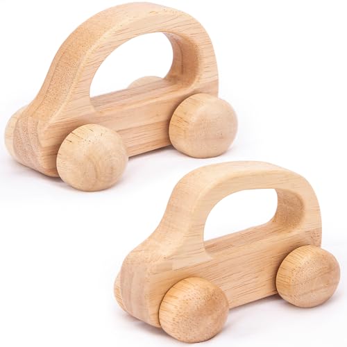 Holz Baby Autos Spielzeug, Montessori Spielzeug für Babys 0-6-12 Monate, Holzspielzeug für Kleinkinder 1-3, Junge Kinderzimmer Neutral Kinderzimmer Dekor Holz Rassel Baby Push Cars Holz Baby Autos Spielzeug, Montessori Spielzeug für Babys 0-6-12 Monate, Holzspielzeug für Kleinkinder 1-3, Junge Kinderzimmer Neutral Kinderzimmer Dekor Holz Rassel Baby Push Cars von TUOWITA