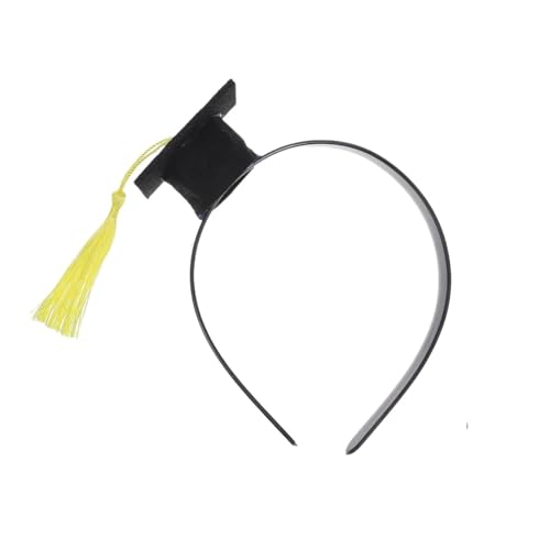 TUOYDJA Bachelor Hut Stirnband,Graduation Cap Holder 10Pcs Graduation Cap Feste Stirnband Stirnbänder Bachelor Party Dekorationen Arzt Hut Student(Red) von TUOYDJA