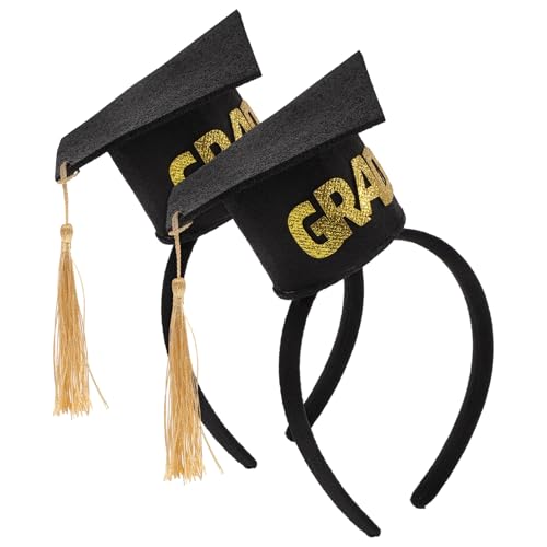 TUOYDJA Bachelor Hut Stirnband,Graduation Cap Holder 4Pcs Graduation Stirnband Party Hut Zubehör Saison Kappe Dekorationen Kopfschmuck Quaste Design Universität Zeremonien TUOYDJA Bachelor Hut Stirnband,Graduation Cap Holder 4Pcs Graduation Stirnband Party Hut Zubehör Saison Kappe Dekorationen Kopfschmuck Quaste Design Universität Zeremonien von TUOYDJA