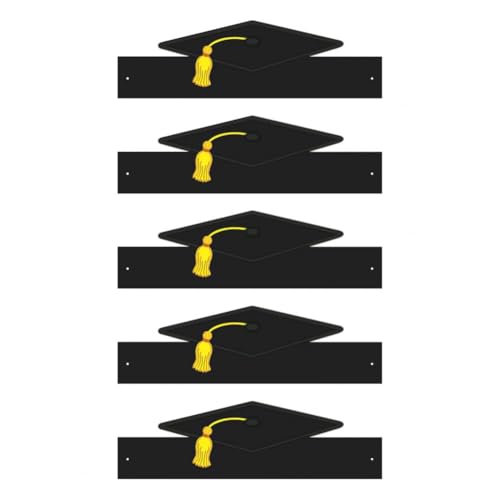 TUOYDJA Bachelor Hut Stirnband,Graduation Cap Holder Papierhüte, 50 Stück, Unisex, 3D, Einweg, Größe verstellbar, for Abschlussfeiern, Foto-Requisiten, Abschlussfeier, Bachelor-Stirnband(Blue) von TUOYDJA