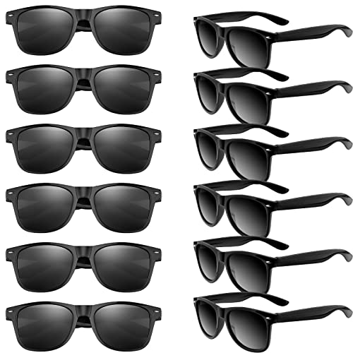 TUPARKA 12er-Pack Sonnenbrillen Bulk Beach Party Sonnenbrillen Gastgeschenke Goody Bag Fillers für Geburtstagsfeier Pool Hochzeitsfeier, Schwarz TUPARKA 12er-Pack Sonnenbrillen Bulk Beach Party Sonnenbrillen Gastgeschenke Goody Bag Fillers für Geburtstagsfeier Pool Hochzeitsfeier, Schwarz von TUPARKA