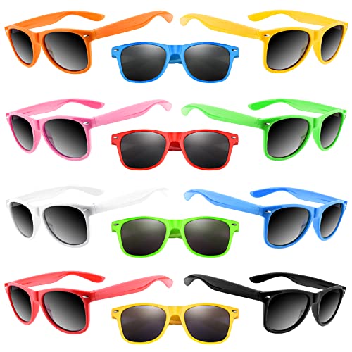 TUPARKA 20er-Pack Kinder-Sonnenbrillen, Neonfarben, Sommerparty-Zubehör, Tütenfüller für Poolpartys, Geburtstagsfeiern TUPARKA 20er-Pack Kinder-Sonnenbrillen, Neonfarben, Sommerparty-Zubehör, Tütenfüller für Poolpartys, Geburtstagsfeiern von TUPARKA