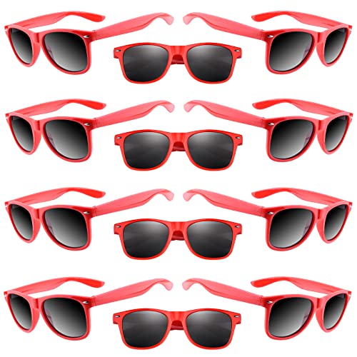 TUPARKA 20er-Pack Kinder-Sonnenbrillen für Sommer-Pool-Partys, Geburtstagsfeiern, Goody-Bag-Füllstoffe, Rot TUPARKA 20er-Pack Kinder-Sonnenbrillen für Sommer-Pool-Partys, Geburtstagsfeiern, Goody-Bag-Füllstoffe, Rot von TUPARKA