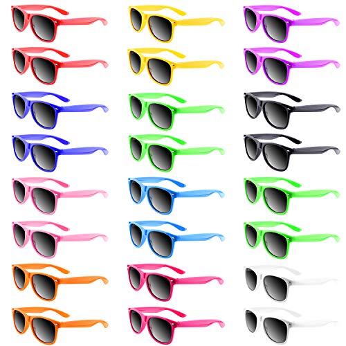 TUPARKA 48 Pack Sonnenbrillen Party Favors Neonfarben Sonnenbrillen Bulk Goody Bag Fillers für Beach Birthday Party Pool Party Supplies, 12 Farben TUPARKA 48 Pack Sonnenbrillen Party Favors Neonfarben Sonnenbrillen Bulk Goody Bag Fillers für Beach Birthday Party Pool Party Supplies, 12 Farben von TUPARKA
