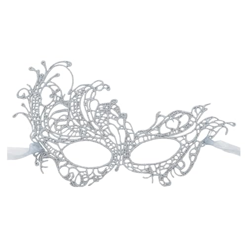 TUQIDEWU Venezianische Maskenmaske, schwarz, Halloween-Maske für Damen, für Cosplay, Karneval, MottopartyA016 von TUQIDEWU