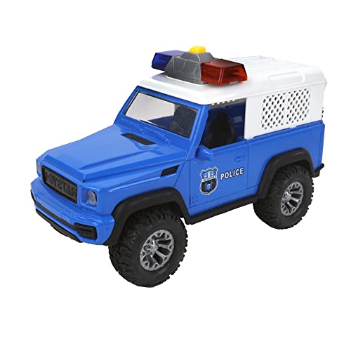 TURBO CHALLENGE - All Terrain Police - Abenteuerkappe - 022234-1/16 - Bereit zum Fahren - Batterien enthalten - Reibungsauto - Blau - Kunststoff - Ab 3 Jahren TURBO CHALLENGE - All Terrain Police - Abenteuerkappe - 022234-1/16 - Bereit zum Fahren - Batterien enthalten - Reibungsauto - Blau - Kunststoff - Ab 3 Jahren von TURBO CHALLENGE