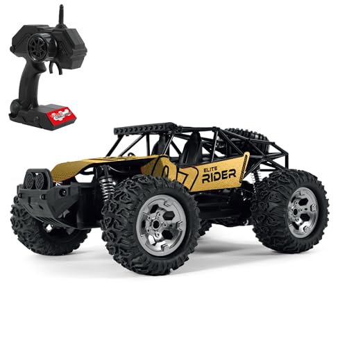 TURBO CHALLENGE - Buggy Adventure - Elite Rider - 094810 - Ferngesteuertes Auto - Gold - 1/12 - Reichweite 40 m - Wiederaufladbare Batterie und Batterien inklusive - Metall - Ab 8 Jahren TURBO CHALLENGE - Buggy Adventure - Elite Rider - 094810 - Ferngesteuertes Auto - Gold - 1/12 - Reichweite 40 m - Wiederaufladbare Batterie und Batterien inklusive - Metall - Ab 8 Jahren von TURBO CHALLENGE