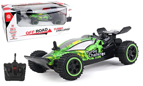 TURBO CHALLENGE - Buggy Jungle - Off Road - 099311 - Ferngesteuertes Auto - Gelb - 1/28 - Batterien Nicht enthalten - Kunststoff - Kinderspielzeug - Ab 6 Jahren TURBO CHALLENGE - Buggy Jungle - Off Road - 099311 - Ferngesteuertes Auto - Gelb - 1/28 - Batterien Nicht enthalten - Kunststoff - Kinderspielzeug - Ab 6 Jahren von TURBO CHALLENGE