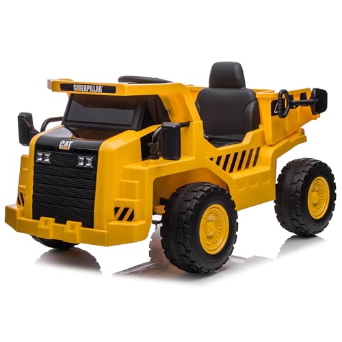 TURBO CHALLENGE - Caterpillar-LKW - Elektrischer Träger - 119667 - Elektrofahrzeug - Gelb - Max. 30 kg - Kunststoff - Wiederaufladbare Batterien und Batterien nicht enthalten - Ab 3 Jahren bis 6 Jahre TURBO CHALLENGE - Caterpillar-LKW - Elektrischer Träger - 119667 - Elektrofahrzeug - Gelb - Max. 30 kg - Kunststoff - Wiederaufladbare Batterien und Batterien nicht enthalten - Ab 3 Jahren bis 6 Jahre von TURBO CHALLENGE