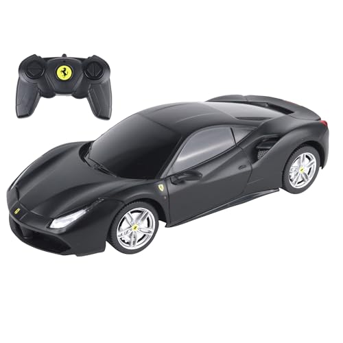 TURBO CHALLENGE - Ferrari 488 GTB - RC Prestige - 095607 - Ferngesteuertes Auto - Schwarz - 1/24 - Batterien Nicht enthalten - Kunststoff - Kinderspielzeug - Geschenk - Ab 6 Jahren von TURBO CHALLENGE