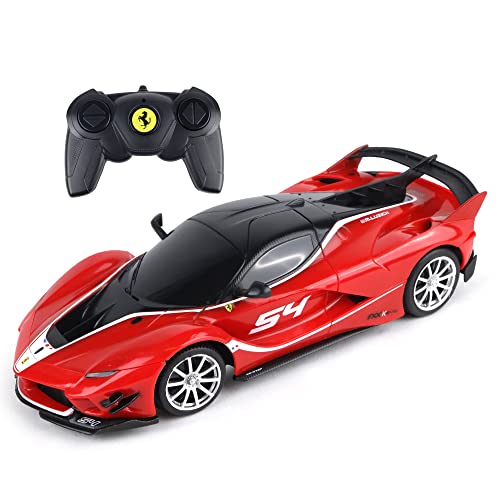 TURBO CHALLENGE - Ferrari FXX Evo - RC Prestige - 095604 - Ferngesteuertes Auto - Rot - 1/24 - Batterien Nicht enthalten - Kunststoff - Kinderspielzeug - Geschenk - Ab 6 Jahren von TURBO CHALLENGE