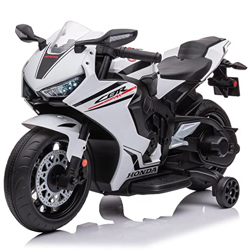 TURBO CHALLENGE - Honda CBR1000RR - Elektrischer Träger - 119178 - Motorrad - Weiß - Fahrbereit - Max. 30 kg - Kunststoff - Wiederaufladbare Batterien - Ab 3 Jahren TURBO CHALLENGE - Honda CBR1000RR - Elektrischer Träger - 119178 - Motorrad - Weiß - Fahrbereit - Max. 30 kg - Kunststoff - Wiederaufladbare Batterien - Ab 3 Jahren von TURBO CHALLENGE
