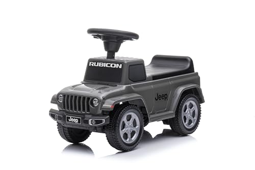 TURBO CHALLENGE - Jeep Gladiator Rubicon - Lauflernhilfe - 119661 - Freilauf - Grau - Max. 25 kg - Kunststoff - Batterien Nicht enthalten - Kinderspielzeug - Geschenk - Geburtstag - Ab 18 Monaten von TURBO CHALLENGE