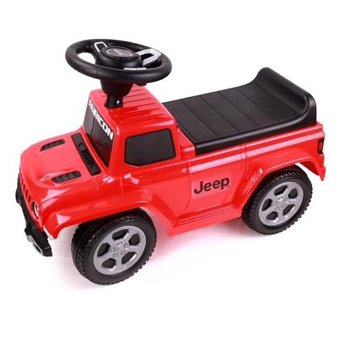 TURBO CHALLENGE - Jeep Gladiator Rubicon - Lauflernhilfe - 119665 - Freilauf - Rot - Max. 25 kg - Kunststoff - Batterien Nicht enthalten - Kinderspielzeug - Geschenk - Geburtstag - Ab 18 Monaten von TURBO CHALLENGE