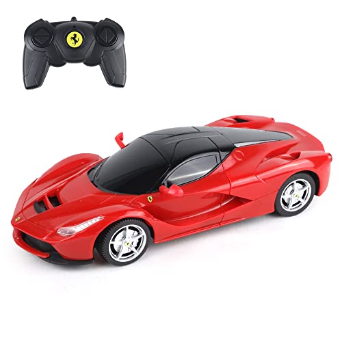 TURBO CHALLENGE - La Ferrari - RC Prestige - 095605 - Ferngesteuertes Auto - Rot - 1/24 - Batterien Nicht enthalten - Kunststoff - Kinderspielzeug - Geschenk - Ab 6 Jahren von TURBO CHALLENGE