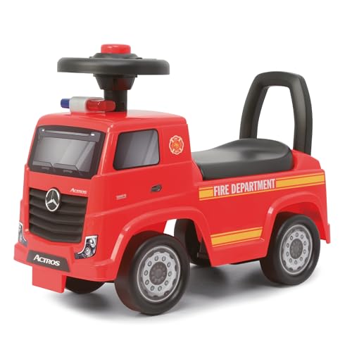 TURBO CHALLENGE - Mercedes Actros Feuerwehrmann – Lauflernhilfe – 119300 – Freiräder – Rot – max. 23 kg – Kunststoff – Spielzeug für Kinder – Geschenk – offizielles Lizenzprodukt – ab 12 Monaten TURBO CHALLENGE - Mercedes Actros Feuerwehrmann – Lauflernhilfe – 119300 – Freiräder – Rot – max. 23 kg – Kunststoff – Spielzeug für Kinder – Geschenk – offizielles Lizenzprodukt – ab 12 Monaten von TURBO CHALLENGE