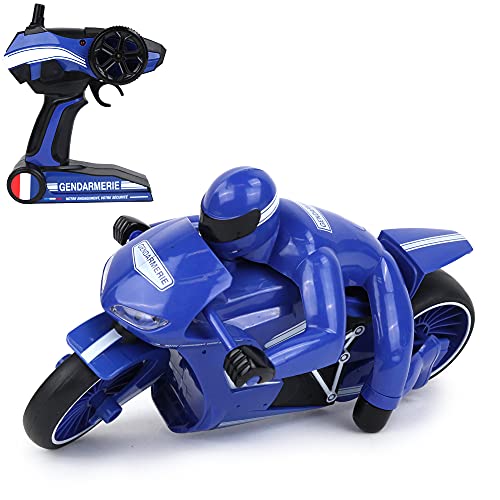 TURBO CHALLENGE - Moto - Gendarmerie - 095998 - Ferngesteuertes Fahrzeug - Blau - 1/14 - Fahrbereit - Wiederaufladbarer Akku und Batterien inklusive - Kunststoff - Ab 5 Jahren TURBO CHALLENGE - Moto - Gendarmerie - 095998 - Ferngesteuertes Fahrzeug - Blau - 1/14 - Fahrbereit - Wiederaufladbarer Akku und Batterien inklusive - Kunststoff - Ab 5 Jahren von TURBO CHALLENGE