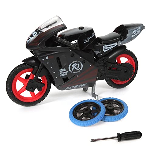 Turbo Challenge - Rennmotorrad - Druckguss - 020044-1/64 - Freilauf-Fahrzeug - Zufälliges Modell - Metall - Kinderspielzeug - Geschenk - Ab 3 Jahren von MGM