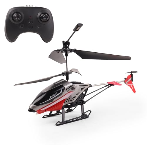 TURBO CHALLENGE - Turbocóptero – Hubschrauber – 400351 – ferngesteuertes Fluggerät – Rot – 1/40 – wiederaufladbarer Akku und Batterien inkl. – Kreisel – Geschenk – Flugspielzeug – ab 8 Jahren TURBO CHALLENGE - Turbocóptero – Hubschrauber – 400351 – ferngesteuertes Fluggerät – Rot – 1/40 – wiederaufladbarer Akku und Batterien inkl. – Kreisel – Geschenk – Flugspielzeug – ab 8 Jahren von TURBO CHALLENGE
