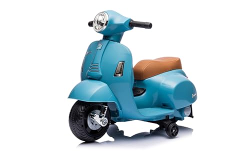 TURBO CHALLENGE - Vespa Gts - Elektrischer Transporter - 119167 - Roller - Blau - Fahrbereit - Maximal 25 kg - Kunststoff - Wiederaufladbare Batterien - Ab 18 Monaten TURBO CHALLENGE - Vespa Gts - Elektrischer Transporter - 119167 - Roller - Blau - Fahrbereit - Maximal 25 kg - Kunststoff - Wiederaufladbare Batterien - Ab 18 Monaten von TURBO CHALLENGE
