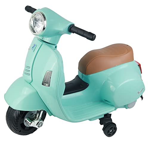 TURBO CHALLENGE - Vespa Gts - Elektrischer Transporter - 119151 - Roller - Wassergrün - Fahrbereit - Maximal 25 kg - Kunststoff - Wiederaufladbare Batterien - Ab 24 Monaten TURBO CHALLENGE - Vespa Gts - Elektrischer Transporter - 119151 - Roller - Wassergrün - Fahrbereit - Maximal 25 kg - Kunststoff - Wiederaufladbare Batterien - Ab 24 Monaten von TURBO CHALLENGE