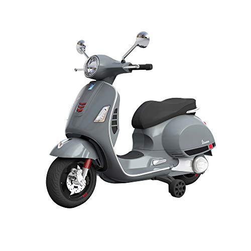 TURBO CHALLENGE - Vespa - Elektrischer Transporter - 119103 - Roller - Grau - Fahrbereit - Max. 30 kg - Kunststoff - Wiederaufladbare Batterien - Von 3 bis 6 Jahren TURBO CHALLENGE - Vespa - Elektrischer Transporter - 119103 - Roller - Grau - Fahrbereit - Max. 30 kg - Kunststoff - Wiederaufladbare Batterien - Von 3 bis 6 Jahren von TURBO CHALLENGE