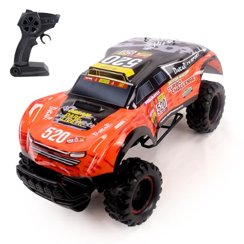 Turbo Challenge - Dakar-Lizenzauto - Rallye - 098412 - Ferngesteuertes Auto - Orange - 1/10 - Fahrbereit - Wiederaufladbarer Akku und Batterien inklusive - Kunststoff - Ab 6 Jahren Turbo Challenge - Dakar-Lizenzauto - Rallye - 098412 - Ferngesteuertes Auto - Orange - 1/10 - Fahrbereit - Wiederaufladbarer Akku und Batterien inklusive - Kunststoff - Ab 6 Jahren von TURBO CHALLENGE