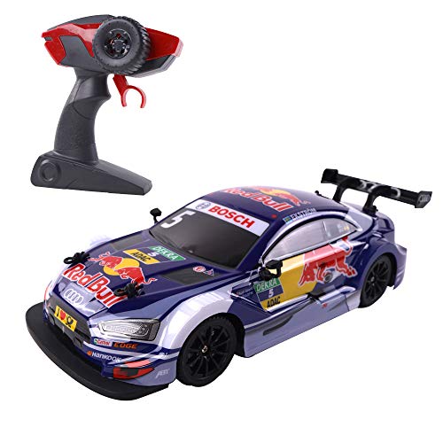 TURBO CHALLENGE 096016 Audi Red Bull Racing-RC Prestige-096016-Ferngesteuertes Auto-Blau-1/16-Batterien Nicht enthalten-Kunststoff-Ab 6 Jahren, blau von TURBO CHALLENGE