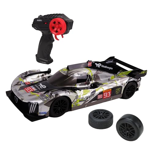 Turbo Herausforderung - Peugeot 9X8-099233 - Ferngesteuertes Auto - Grau - 1/16 - Wiederaufladbare Batterie und Batterien inklusive - Funkgesteuert - Spielzeug - Offizielle Lizenz - ab 6 Jahren Turbo Herausforderung - Peugeot 9X8-099233 - Ferngesteuertes Auto - Grau - 1/16 - Wiederaufladbare Batterie und Batterien inklusive - Funkgesteuert - Spielzeug - Offizielle Lizenz - ab 6 Jahren von TURBO CHALLENGE