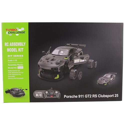 Turbo Herausforderung - Porsche 911 GT2 RS Clubsport 25 - RC Prestige - 095628 - Ferngesteuertes Auto - Schwarz - 1/18 - Montagekit - Batterien Nicht Inbegriffen - Kunststoff - Ab 8 Jahren Turbo Herausforderung - Porsche 911 GT2 RS Clubsport 25 - RC Prestige - 095628 - Ferngesteuertes Auto - Schwarz - 1/18 - Montagekit - Batterien Nicht Inbegriffen - Kunststoff - Ab 8 Jahren von TURBO CHALLENGE