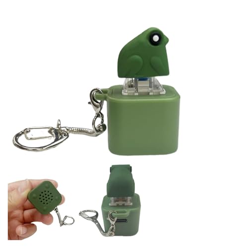2025 Quakender Frosch-Schlüsselanhänger, wiederaufladbare, stressabbauende Klicktastatur, Zappeln mit Einzeltaste for Erwachsene Tiere(1 Piece) von TUVovosd