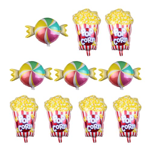 10 Aluminium-Filmballons, Popcorn-Süßigkeiten-Formen, Schießhintergrund, aufblasbare Requisiten, kreative Persönlichkeit, Zirkus-Motto-Party-Dekoration. 10 Aluminium-Filmballons, Popcorn-Süßigkeiten-Formen, Schießhintergrund, aufblasbare Requisiten, kreative Persönlichkeit, Zirkus-Motto-Party-Dekoration. von TVSVKWE