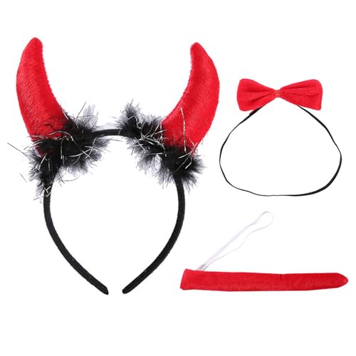 TVSVKWE 1 Stirnband, 1 Schwanz und 1 Fliege, Rollenspiel-Zubehör, Party-Kostüm-Zubehör, Kostümartikel. TVSVKWE 1 Stirnband, 1 Schwanz und 1 Fliege, Rollenspiel-Zubehör, Party-Kostüm-Zubehör, Kostümartikel. von TVSVKWE
